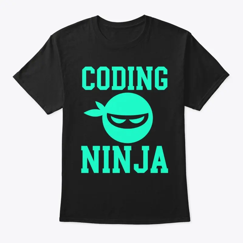 Funny programmer t shirt CODING NINJA