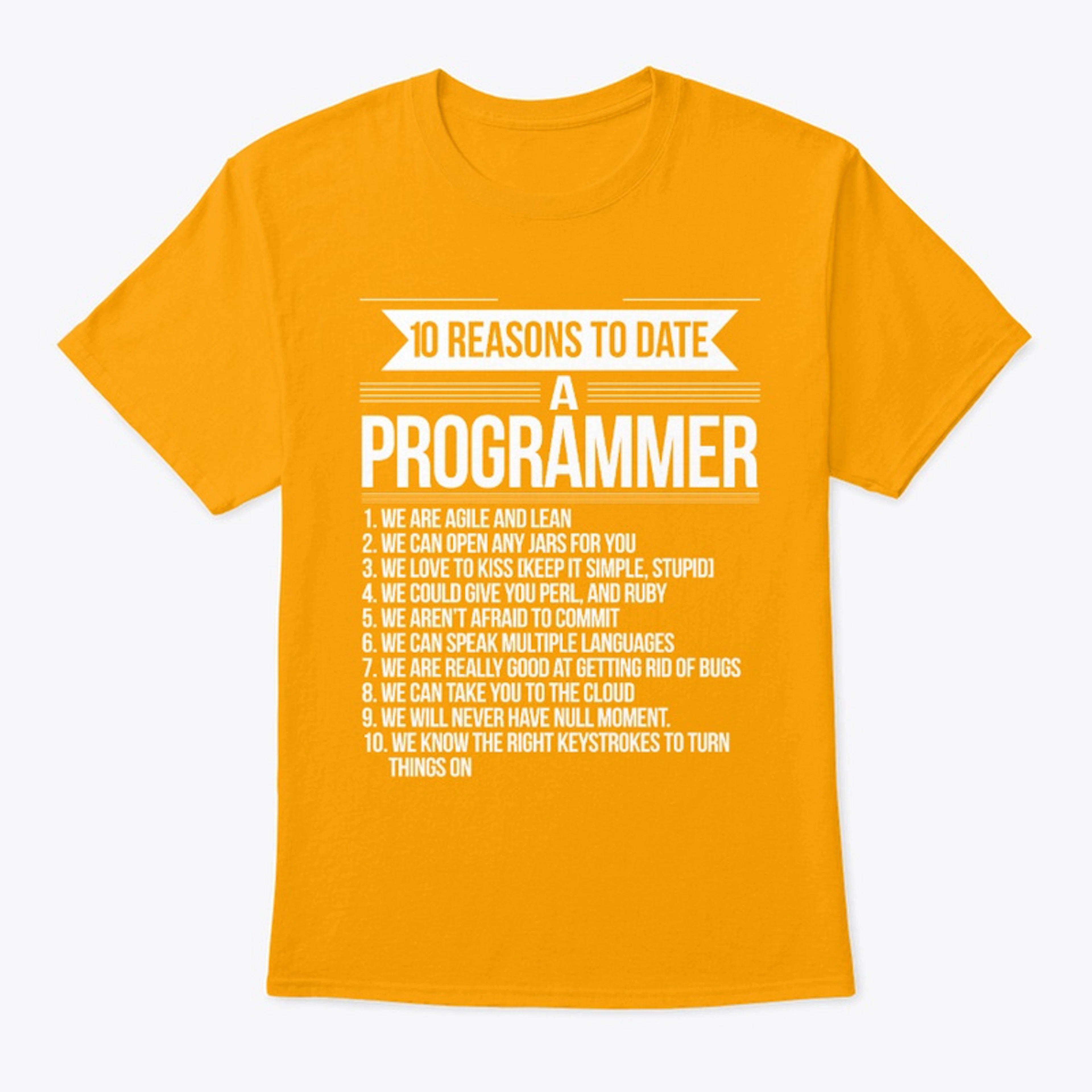 10 Reasons To Date Programmer T-Shirt