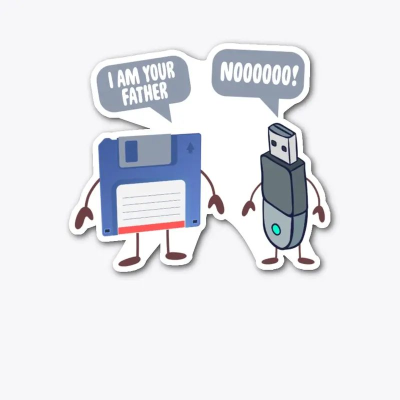 I AM YOUR FATHER USB Floppy Disk Funny 